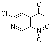 2-Chloro-5-nitro-4-pyridinecarboxaldehyde molecular structure (CAS 946136-72-7)