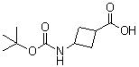 3-[[(1,1-Dimethylethoxy)carbonyl]amino]cyclobutanecarboxylic acid molecular structure (CAS 946152-72-3)