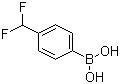 4-Difluoromethylbenzeneboronic acid molecular structure (CAS 946525-43-5)