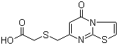 2-[[(5-Oxo-5H-thiazolo[3,2-a]pyrimidin-7-yl)methyl]thio]acetic acid molecular structure (CAS 946666-76-8)