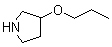 3-Propoxypyrrolidine molecular structure (CAS 946681-61-4)