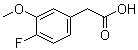 4-Fluoro-3-methoxyphenylacetic acid molecular structure (CAS 946713-86-6)