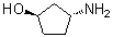 (1R,3R)-3-Aminocyclopentanol molecular structure (CAS 946826-74-0)