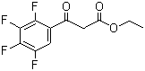 结构式 CAS# 94695-50-8, 2,3,4,5-四氟苯甲酰乙酸乙酯