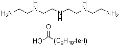 N-(2-Aminoethyl)-N'-[2-[(2-aminoethyl)amino]ethyl]-1,2-ethanediamine mono-tert-decanoate molecular structure (CAS 94713-30-1)