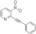3-Nitro-2-(2-phenylethynyl)pyridine molecular structure (CAS 947330-58-7)