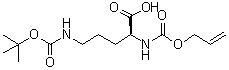 N5-[(1,1-Dimethylethoxy)carbonyl]-N2-[(2-propen-1-yloxy)carbonyl]-L-ornithine molecular structure (CAS 947401-26-5)