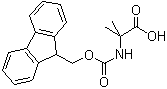 structure of CAS# 94744-50-0, Fmoc-alpha-methylalanine;Fmoc-alpha-Me-Ala-OH; Fmoc-alpha-aminoisobutyric acid; 2-(9H-Fluoren-9-ylmethoxycarbonylamino)-2-methyl-propanoic acid