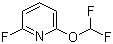 2-Fluoro-6-(difluoromethoxy)pyridine molecular structure (CAS 947534-62-5)