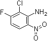 2-氯-3-氟-6-硝基苯胺分子结构 (CAS 948014-34-4)
