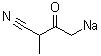 2-Methyl-3-oxobutanenitrile sodium salt (1:1) molecular structure (CAS 948350-86-5)