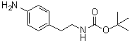 结构式 CAS# 94838-59-2, [2-(4-氨基苯基)乙基]氨基甲酸叔丁酯