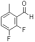 2,3-Difluoro-6-methylbenzaldehyde molecular structure (CAS 949026-74-8)