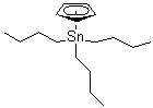 三丁基(eta5-2,4-环戊二烯-1-基)锡分子结构 (CAS 94930-04-8)