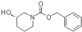 (3S)-3-Hydroxy-1-piperidinecarboxylic acid phenylmethyl ester molecular structure (CAS 94944-69-1)