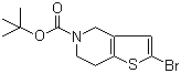 tert-Butyl 2-bromo-6,7-dihydrothieno[3,2-c]pyridine-5(4H)-carboxylate molecular structure (CAS 949922-62-7)
