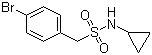 1-(4-Bromophenyl)-N-cyclopropylmethanesulfonamide molecular structure (CAS 950235-23-1)