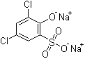 结构式 CAS# 95041-38-6, 3,5-二氯-2-羟基-苯磺酸二钠盐