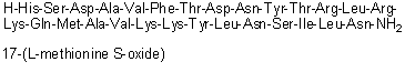 17-(L-Methionine S-oxide)vasoactive intestinal octacosapeptide molecular structure (CAS 95050-90-1)