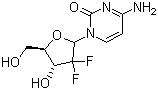 吉西他滨分子结构 (CAS 95058-81-4)