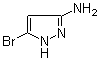 5-Bromo-1H-pyrazol-3-amine molecular structure (CAS 950739-21-6)