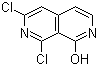 6,8-Dichloro-1-hydroxy-2,7-naphthyridine molecular structure (CAS 950746-21-1)