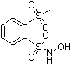 N-羟基-2-(甲基磺酰基)苯磺酰胺分子结构 (CAS 950834-06-7)