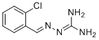 structure of CAS# 951441-04-6, Sephin1;IFB-088;Icerguastat;2-[(E)-(2-chlorophenyl)methylideneamino]guanidine