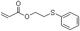2-苯硫基乙醇丙烯酸酯分子结构 (CAS 95175-38-5)