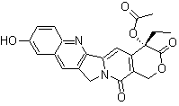 (4S)-4-(Acetyloxy)-4-ethyl-9-hydroxy-1H-pyrano[3',4':6,7]indolizino[1,2-b]quinoline-3,14(4H,12H)-dione molecular structure (CAS 951770-22-2)
