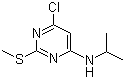 结构式 CAS# 951884-54-1, 6-氯-N-(1-甲基乙基)-2-(甲硫基)-4-嘧啶胺