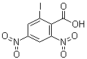 2-碘-4,6-二硝基苯甲酸分子结构 (CAS 95192-62-4)