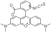 结构式 CAS# 95197-95-8, 四甲基罗丹明-5(6)-异硫氰酸酯