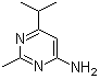 2-Methyl-6-(1-methylethyl)-4-pyrimidinamine molecular structure (CAS 95206-97-6)