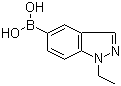 structure of CAS# 952319-70-9, B-(1-Ethyl-1H-indazol-5-yl)boronic acid