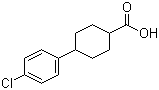 structure of CAS# 95233-37-7, 4-(4-Chlorophenyl)cyclohexanecarboxylic acid;(E)-4-(4-Chlorophenyl)cyclohexanecarboxylic acid