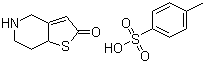 structure of CAS# 952340-39-5, 5,6,7,7a-Tetrahydrothieno[3,2-c]pyridin-2(4H)-one 4-methylbenzenesulfonate
