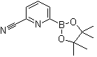 structure of CAS# 952402-79-8, 6-Cyanopyridine-2-boronic acid pinacol ester;6-(4,4,5,5-Tetramethyl-1,3,2-dioxaborolan-2-yl)-2-pyridinecarbonitrile