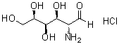 D-古洛糖胺盐酸盐分子结构 (CAS 95245-33-3)