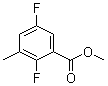 Methyl 2,5-difluoro-3-methylbenzoate molecular structure (CAS 952479-99-1)
