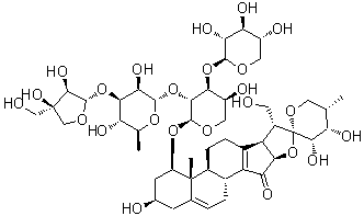 Trikamsteroside C分子结构 (CAS 952579-35-0)