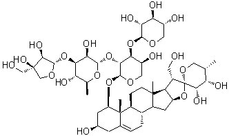 Trikamsteroside E分子结构 (CAS 952579-37-2)