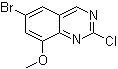 6-Bromo-2-chloro-8-methoxyquinazoline molecular structure (CAS 953039-14-0)