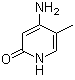 4-Amino-5-methyl-2(1H)-pyridinone molecular structure (CAS 95306-64-2)