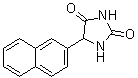 结构式 CAS# 95361-30-1, 5-(2-萘基)-2,4-咪唑烷二酮