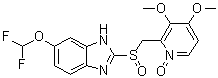 Pantoprazole N-oxide molecular structure (CAS 953787-60-5)
