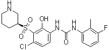 Danirixin分子结构 (CAS 954126-98-8)