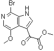 7-Bromo-4-methoxy-alpha-oxo-1H-pyrrolo[2,3-c]pyridine-3-acetic acid methyl ester molecular structure (CAS 954215-11-3)