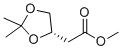 Methyl (4S)-(+)-2,2-dimethyl-1,3-dioxolane-4-acetate molecular structure (CAS 95422-24-5)