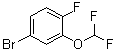 4-Bromo-2-(difluoromethoxy)-1-fluorobenzene molecular structure (CAS 954235-78-0)